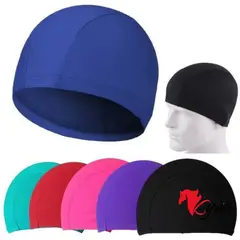 NO LOGO - GORRO SPEEDO DE TELA PARA NATACION TALLA ESTANDAR PARA MUJER