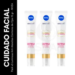 GENERICO - Pack x3 Luminous Anti-Manchas Contorno de Ojos 15 gr - NIVEA