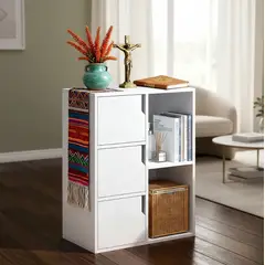 NACION MUEBLES - CÓMODA BIZA COLOR BLANCO