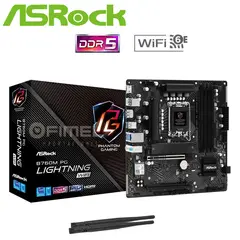 ASROCK - Motherboard B760M PG Lightning WiFi Chipset Intel B760 LGA1700 mATX