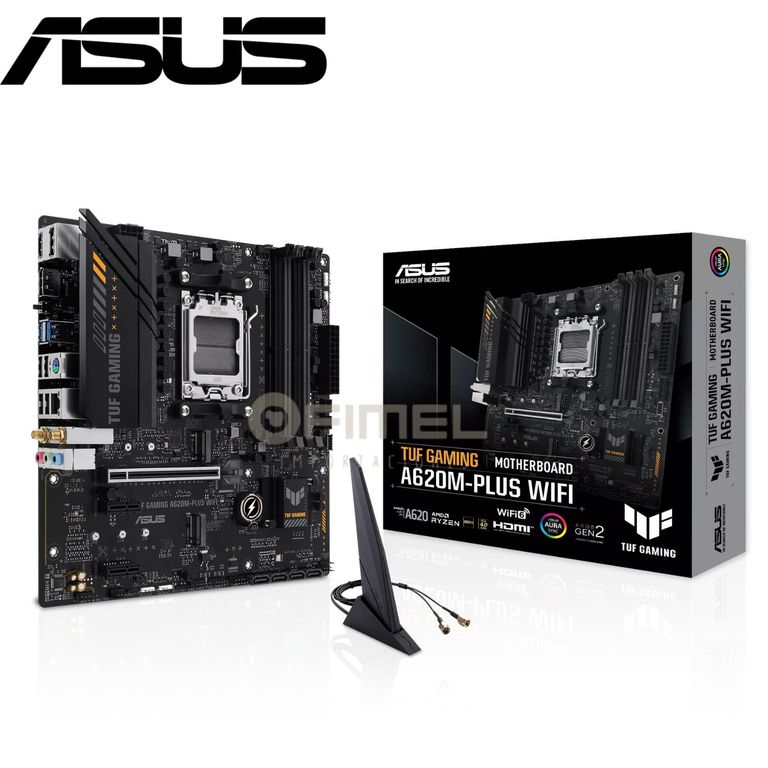Motherboard TUF GAMING A620M-PLUS WIFI Chipset AMD B620 AMD Socket AM5 mATX
