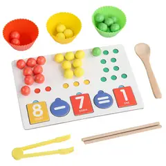 GENERICO - Juego de Cuentas Matemática con Pinzas para Niños