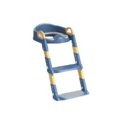 GENERICO - ESCALERA DE BAÑO COJIN CUERO PU - azul