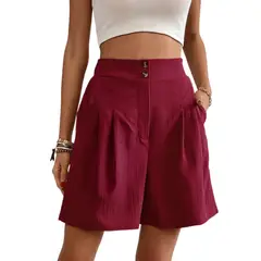 GIOIO - Short Mujer Casual Clásico Cómodo para Verano