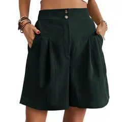 GIOIO - Short Mujer Casual Clásico Cómodo para Verano