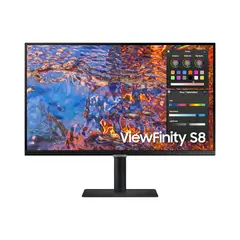 SAMSUNG - Monitor S8 27 ULTRA HD HDMI DP PIVOT PBP PIP LAN ETHERNET