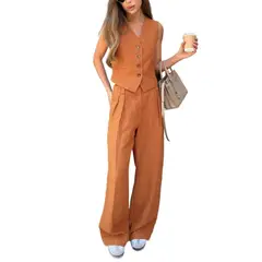 GIOIO - Conjunto de Pantalón Mujer Casual Elegante y Cómodo