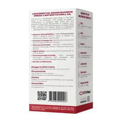 LAB NUTRITION USA - MAXIMUN OMEGA 3 ANTARCTIC KRILL OIL 60 CAPS