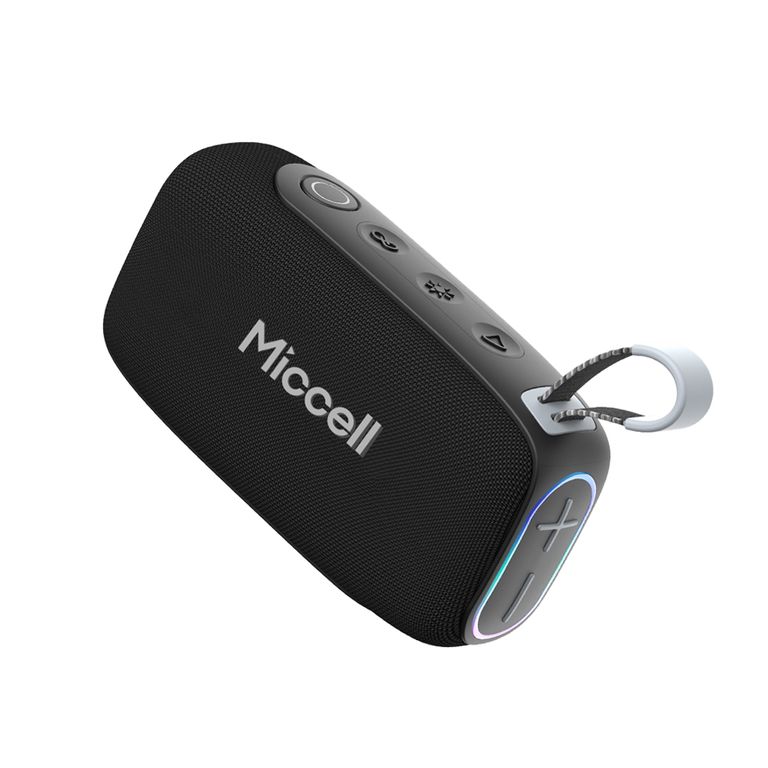 Miccell Parlante Bluetooth Portátil 20W IPX7 Resistente al Agua con RGB y 3000mAh