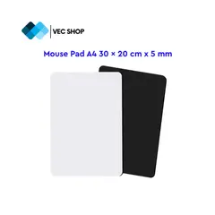 GENERICO - Mouse Pad A4 30x20cm x 5mm Insumos de Sublimación x50und