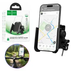 HOCO - Soporte Holder para Celular para Moto Bicicleta Giratorio