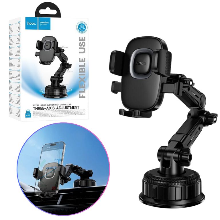 Soporte Holder Base Sujetador de Telefono Celular Montaje Estable para Carro