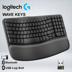 LOGITECH - TECLADO ERGO WAVE KEYS WIRELESS USB BOLT BLUETOOTH SP