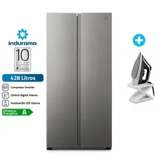 INDURAMA - Refrigeradora RI-769CR 428 Lt + Plancha Eléctrica