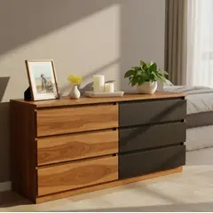 NACION MUEBLES - CÓMODA EQBB COLOR MULTICOLOR