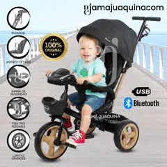 KIDS - Triciclo Guiador Giratorio «WUNDER» Edición Limitada Black