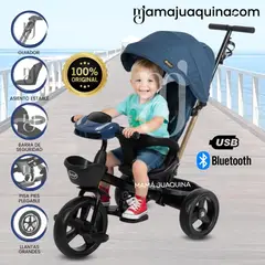 KIDS - Triciclo Guiador Giratorio «WUNDER» Edición Limitada Blue