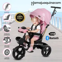 KIDS - Triciclo Guiador Giratorio «WUNDER» Edición Limitada Pink