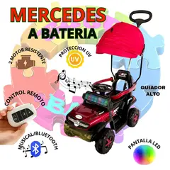 EBABY - "MERCEDES" CUATRIMOTO ELECTRICA PARA NIÑOS CON CONTROL REMOTO SG-370 - ROJO