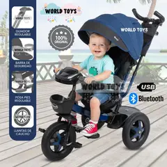 EBABY - Triciclo Guiador Giratorio «SALAN» Edición Limitada Blue