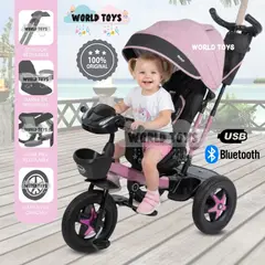 EBABY - Triciclo Guiador Giratorio «SALAN» Edición Limitada Pink