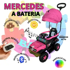 EBABY - MERCEDES CUATRIMOTO ELECTRICA PARA NIÑOS CON CONTROL REMOTO SG370 - ROSADO
