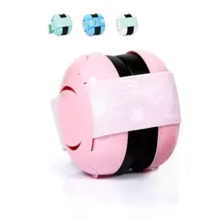 GENERICO - Orejeras Infantil Aislante de Ruido Protección Suave y Segura para Bebés - rosado