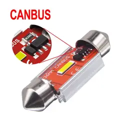 GENERICO - Luz Led Auto luz Interior 2 LedT10 31MM Cambus 12V