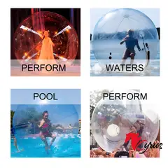 NO LOGO - PELOTA GIGANTE PARA CAMINAR SOBRE EL AGUA DE 2 METROS