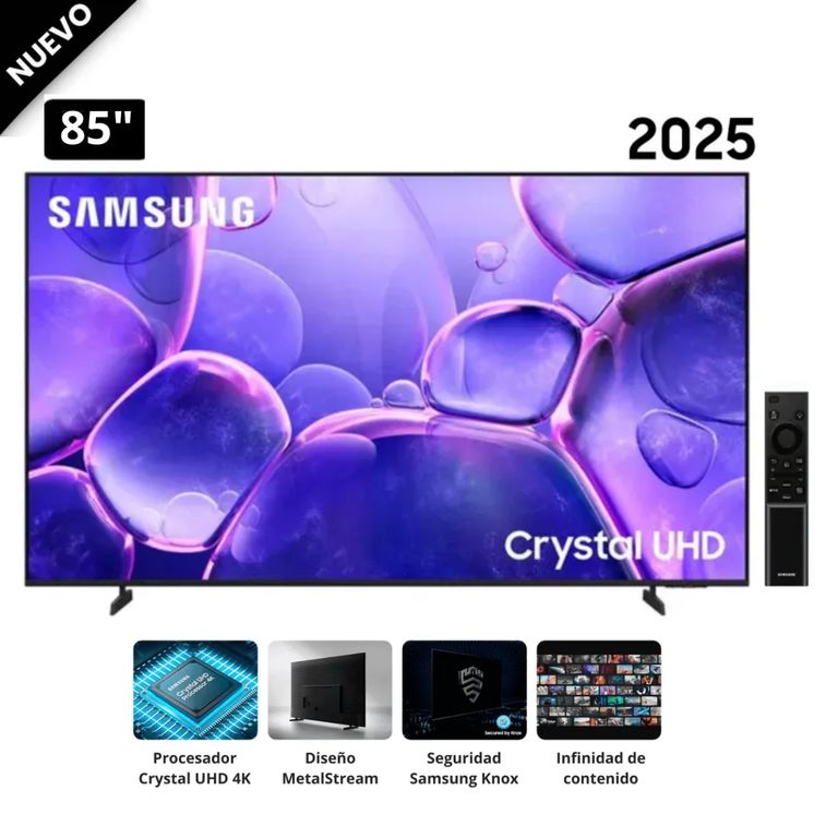 Televisor Smart TV 85 UHD Crystal 4K UHD UN85U8000FGXPE 2025