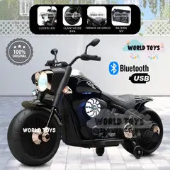 BEAUTIFUL - Moto a Batería Musical «FOCUS» Con Bluetooth Black