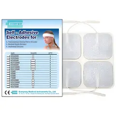 GENERICO - Electrodos Para Tens 7000 5 X 5 Cm X 4 Unidades Everyway