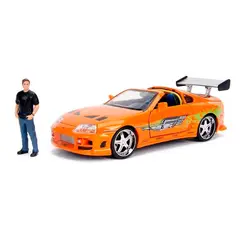 JADA TOYS - Auto a Escala - Rapidos y Furiosos - - Toyota Supra MK4 + Brian Personaje - FAST & FURIOUS