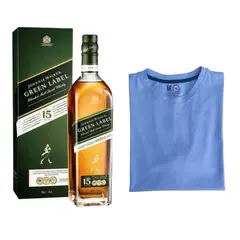 JOHNNIE WALKER - Pack Green Label 750ML + Polo