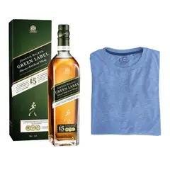 JOHNNIE WALKER - Pack Green Label 750ML + Polo