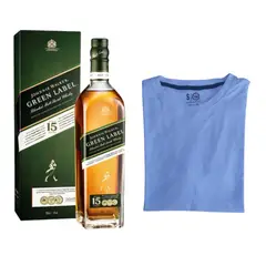 JOHNNIE WALKER - Pack Green Label 750ML + Polo