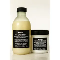 DAVINES - OI Duo Shampoo 280 ml + Conditioner 250 ml – Suavidad, Brillo y Control del Frizz