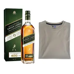 JOHNNIE WALKER - Pack Green Label 750ML + Polo