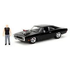 JADA TOYS - Auto - Rapidos y Furiosos - - 1.24 - Dodge Charger R/T 1970 + Personaje DOM TORETTO
