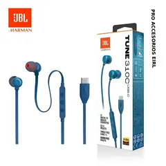 JBL - Auriculares USB-C Tune 310C Con Microfono - AZUL