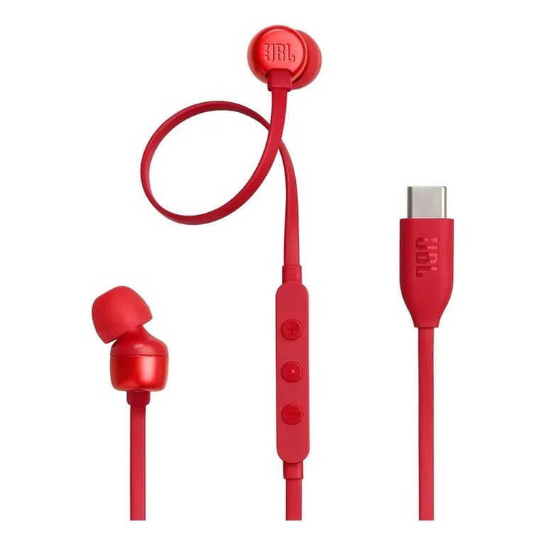 Auriculares USB-C Tune 310C Con Microfono - ROJO