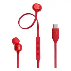 JBL - Auriculares USB-C Tune 310C Con Microfono - ROJO