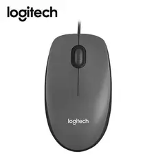 LOGITECH - MOUSE M90 USB BLACK GREY 910-004053