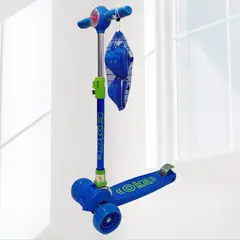 OKA - SCOOTERS PARA NIÑOS MAXI DELUXE CON BLUETOOTH AZUL VERDE