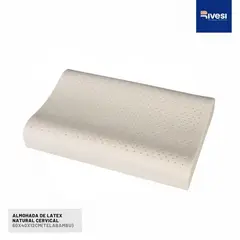 RIVESI - Almohada Home de latex Natural Cervical