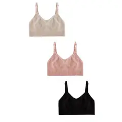 GENERICO - Conjunto de 3 sostenes de lactancia - talla M