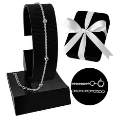 GENERICO - Pulsera Mujer Cordón Diamantado Plata 925 Regalo Mamá Novia