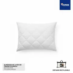 RIVESI - Almohada Home de trozos de latex Normal