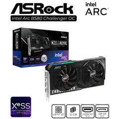 INTEL - Tarjeta de video ASRock Arc B580 Challenger 12GB OC, 12 GB GDDR6, PCI-e 4.0