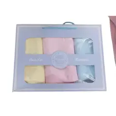 RIVESI - Toalla Facial Home de Latex Natural Paquete de 3